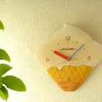 作品壁掛け用　アイスクリーム時計（ Ice Cream Clock ）　I C-002