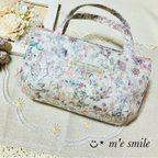 作品 ‎𓊆 受注制作販売🌷 𓊇リバティ ワイルドフラワーズ コロンとかわいい naturalポーチ🌼🤍