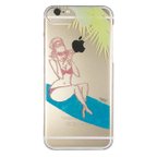 作品bikini girl クリアハードケースIphone 6,6s,7,8、Iphone 6plus,6s plus,7plus,8plus、Iphone XS,X