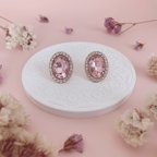 作品キャンディビジューピアス -clear peach-