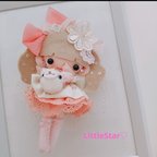 作品ポシェットDoll🎀ドールチャーム♡ドール♡フェルト♡