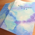 作品※SOLD OUT　水彩ノート【海】