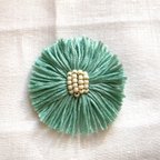 作品No.900▶︎刺繍＊ヘアクリップ