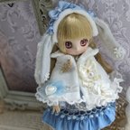 作品週末限定♪オビツ11。ピコニーモPお洋服セット♪粉雪のAlice(うさちゃん)