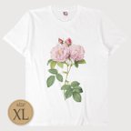 作品XL〔T0002〕Les Roses（574530）／ルドゥーテ／バラ／薔薇／ローズ／【Les Roses Collection】S M L XL Tシャツ