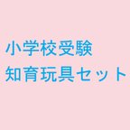 作品小学校受験を楽しく！　知育玩具セット　幼児教室何ヶ月分！？