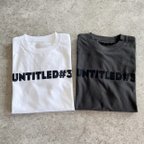 作品新作♪大人のロゴTシャツ「untitled♯3」