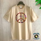 作品PEACE SYMBOL / ベージュＴシャツ