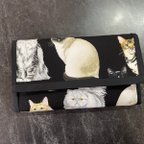 作品★布製長財布★　猫