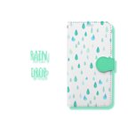 作品【iPhone・Android】雨滴　Rain drop　スマホケース