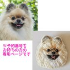 作品犬のページ  【リアルわんちゃん】手刺繍ブローチ