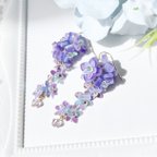 作品New ✿︎ 揺れる 紫陽花 ピアス/イヤリング