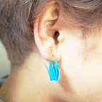 作品折紙鶴イヤリング　-origami crane earring-