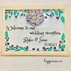 作品wedding welcome board ❤︎4❤︎