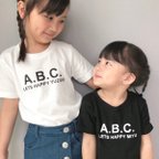 作品【名前入り】ABC Tシャツ