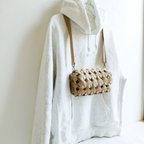 作品【ラッピング無料】 春 夏  みんなのかごバッグ bag for all ショルダーバッグ ボディバッグ 2way ベージュ ギフト