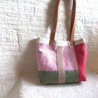 作品itoiro mini  bag (pink&khaki)