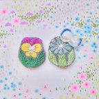 作品選べる✿刺繍のお花アクセサリー　Aセット