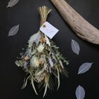 作品ドライフラワースワッグ〜natural lavender〜