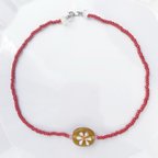 作品simple red necklace