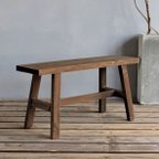作品木製 ベンチ 椅子 イス ウッドスツール