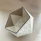 作品【製図公開】多面体　三角1面で作るカルトナージュ
