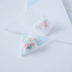 作品Confined Flowers Piereced Earrings - SQUARE ピアス