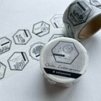 作品Masking tape【 8 hexagon 】