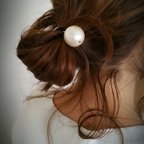 作品【数量限定】再販♡パールのシンプルヘアゴム♡