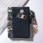 作品ほぼ日手帳A6サイズ,刺繍手帳カバー