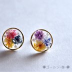 作品お花 のピアス