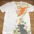 作品teruto-willさま専用　受注制作　大人Tシャツ「トリケラトプス・アロサウルス」