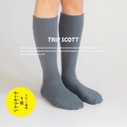 作品【靴下 グレー】キナリノ掲載 灰色 フィット感抜群「TRIP SCOTT」 ソックス TYPE/S-01 （丈夫 速乾 フィット感抜群）オールシーズン ギフト プレゼント