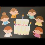 作品【壁面飾り】🎉🎂ハッピーバースデー！🎂🎉