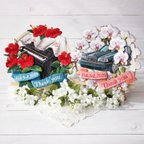 作品結婚式の記念品刺繍リース