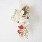 作品【minne限定・1点物】二重丸藤の古松と金胡蝶蘭のお正月飾り