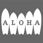 作品hawaii aloha アロハ　ハワイ　ステッカー　車　キャンプ　海　各色