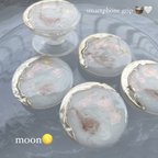 作品【A.moon】ニュアンススマホグリップ♡ポップアップソケット♡