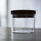 作品wood glass canister S #1