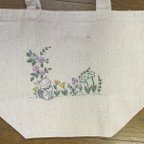 作品手刺繍エコバッグ