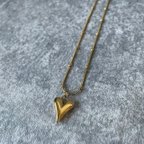 作品【Stainless steel】HEART NECKLACE