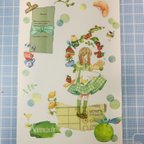 作品緑の妖精1＊オリジナルポストカード