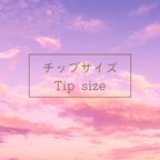 作品チップサイズ〈Tip size〉