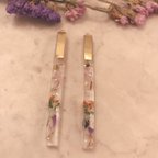 作品gold plate dryflower stick💐