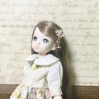 作品桜飾り　人形簪