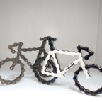 作品自転車チェーンアインテリア "色,文字オーダー可"【自転車,ロードバイク】