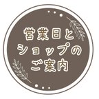 作品❇︎営業日等のご案内です❇︎（ご購入前にご覧ください）