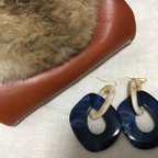 作品ピアス Oval