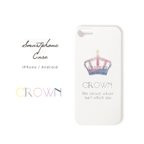 作品<<送料無料>>王冠CROWN スマホケース【iPhone/Xperia/Galaxy/ARROWS/AQUOS/Huawei】