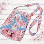 作品【お散歩バッグ】桜　春らんまん♡